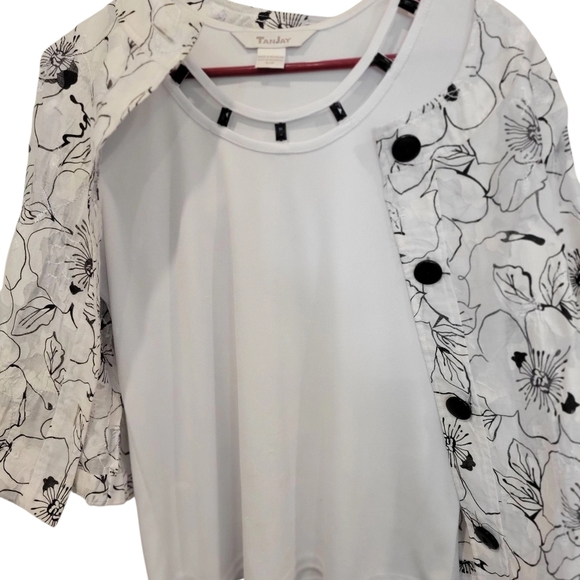 Tanjay SP 2 Piece Jacket & Matching Top Lovely Cruise Wear Vacation - Picture 2 of 13